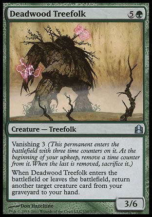 Deadwood Treefolk (MTG Commander) Trading Card