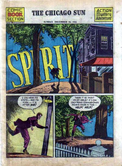 Spirit Section #12/16/1945 Comic