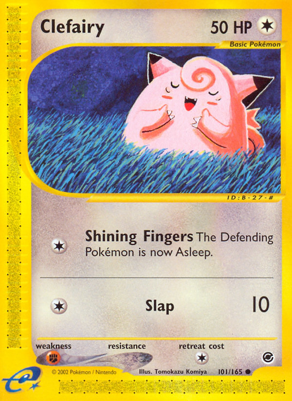 Clefairy (101/165) - Expedition Base Set Pokémon Card