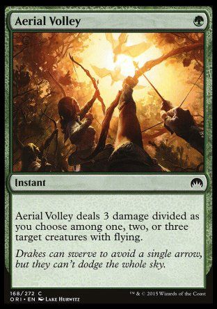 Aerial Volley (Magic Origins) Trading Card