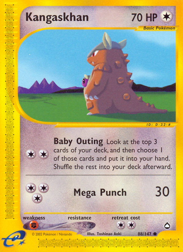 Kangaskhan (88/147) - Aquapolis Pokémon Card