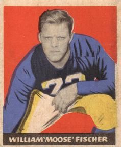William "Moose" Fischer 1949 Leaf #7 Sports Card