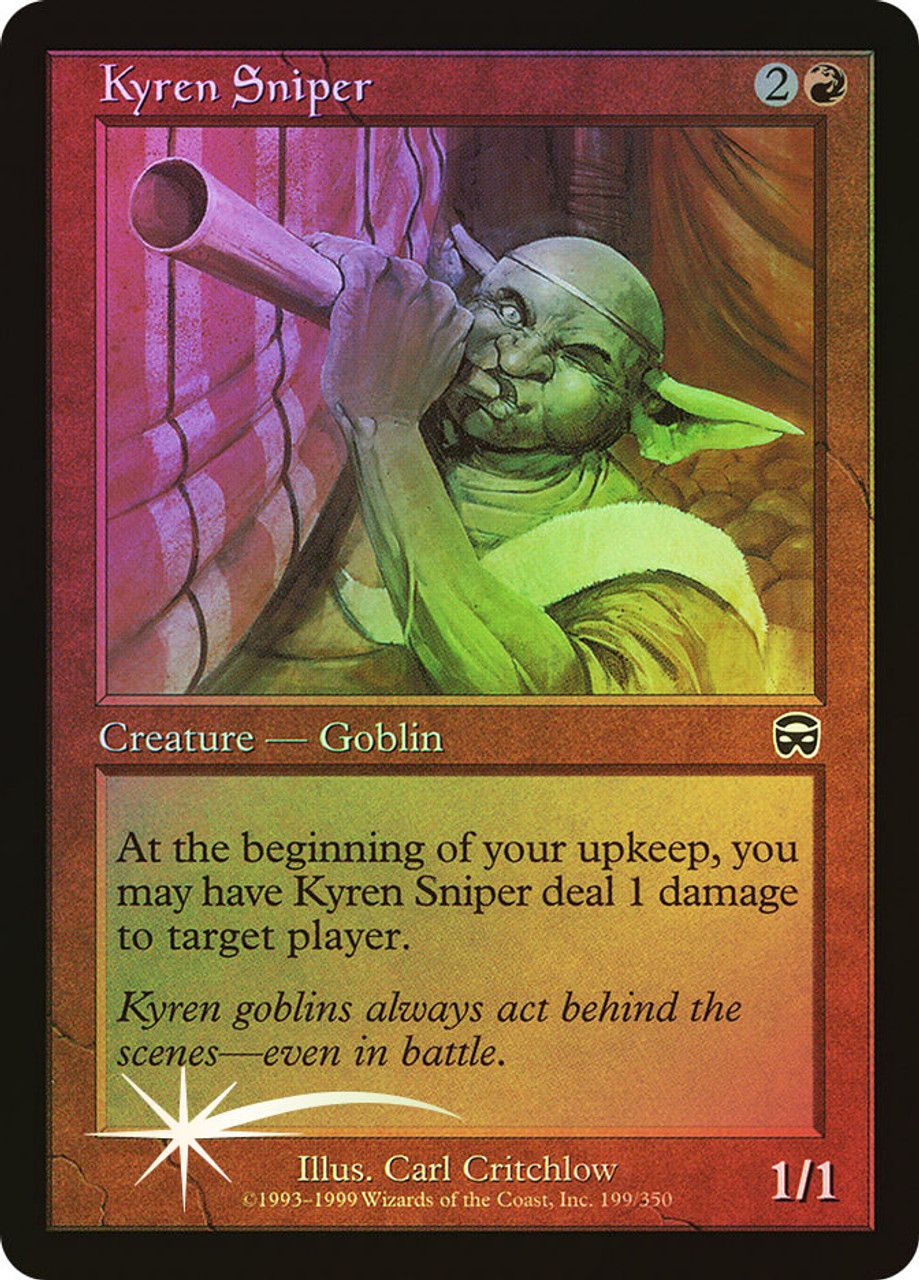 Kyren Sniper (Mercadian Masques - Foil) Trading Card