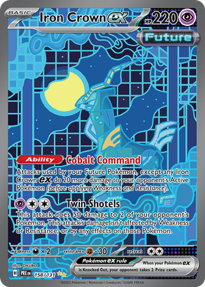 Iron Crown ex (158/131) - Prismatic Evolutions