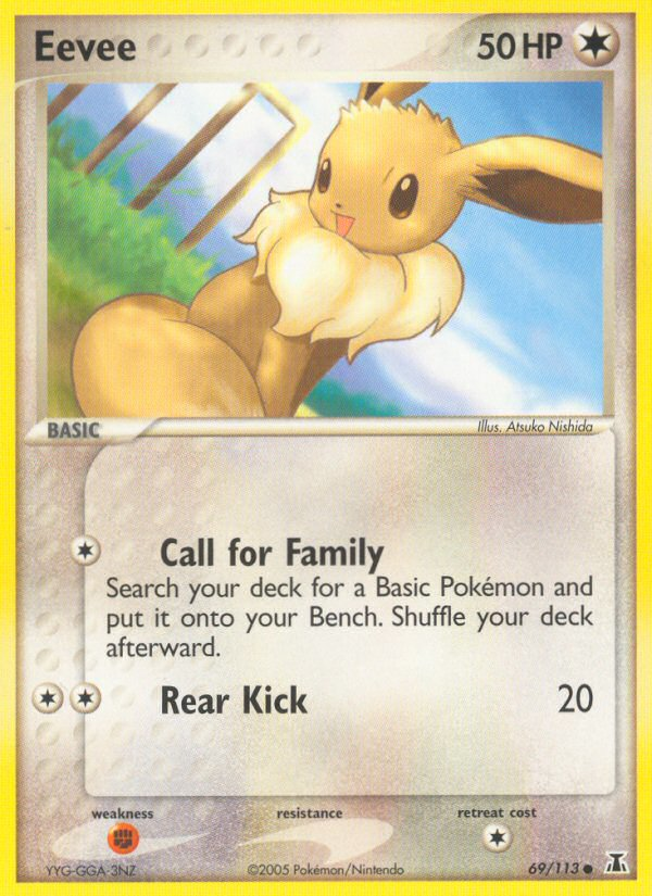 Eevee (69/113) - Delta Species Pokémon Card