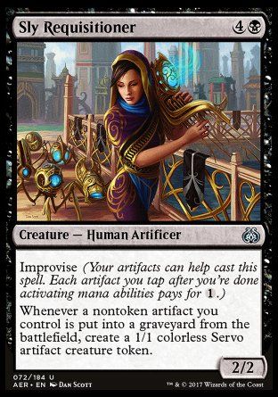 Sly Requisitioner (Aether Revolt) Trading Card