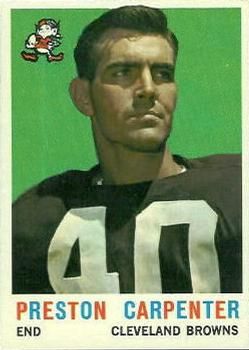 Preston Carpenter 1959 Topps #18 Sports Card