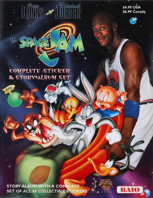 Space Jam Sticker Story Album #nn