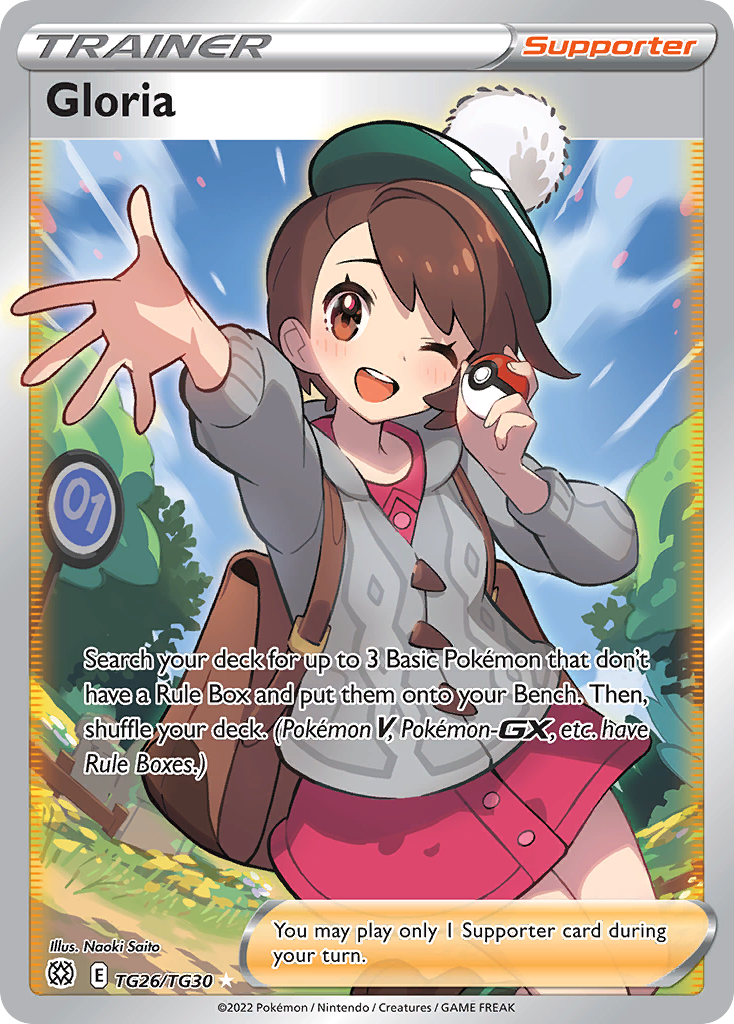 Gloria (Trainer: Supporter) (TG26) - Brilliant Stars Trainer Gallery Pokémon Card