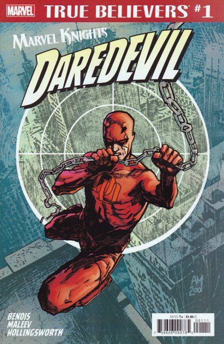 True Believers: Marvel Knights 20th Anniversary - Daredevil By Bendis & Maleev #1 Comic