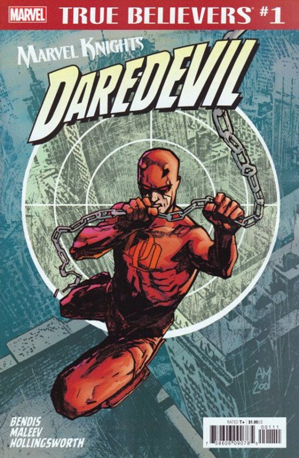 True Believers: Marvel Knights 20th Anniversary - Daredevil By Bendis & Maleev #1