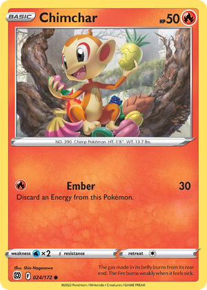 Chimchar (24/172) - Brilliant Stars