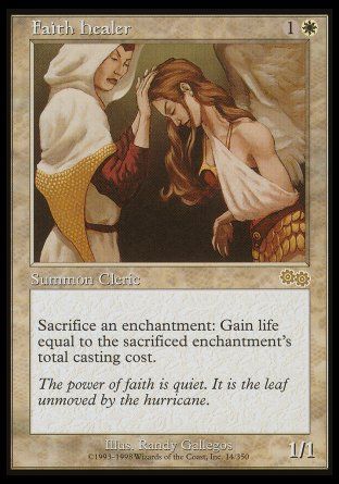 Faith Healer (Urza's Saga) Trading Card