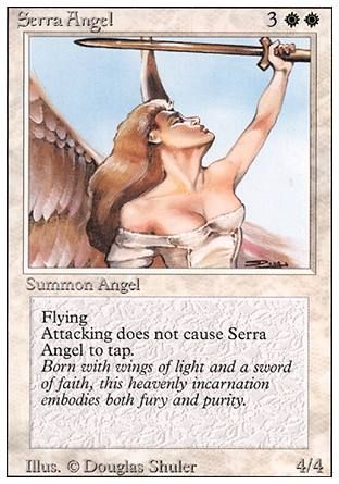 Serra Angel (Revised Edition) Trading Card
