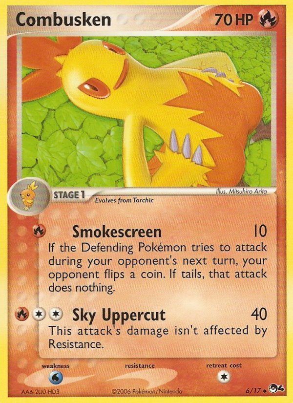 Combusken (6/17) - POP Series 4 Pokémon Card