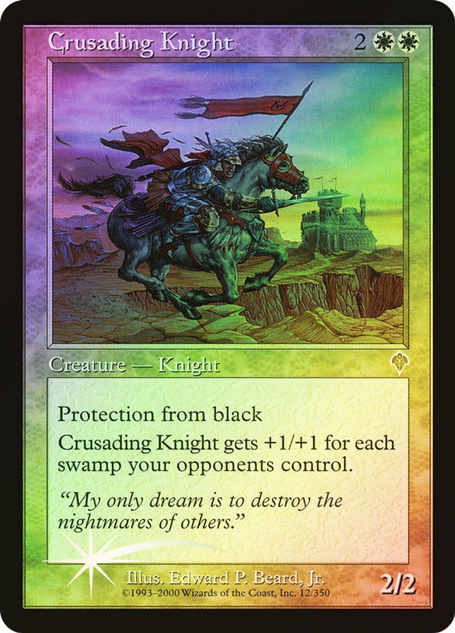 Crusading Knight (Invasion - Foil) Trading Card