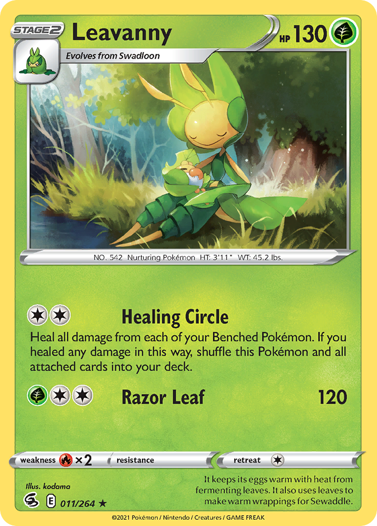 Leavanny (11/264) - Fusion Strike Pokémon Card