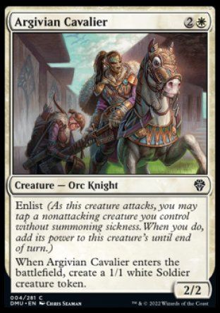 Argivian Cavalier (Dominaria United) Trading Card