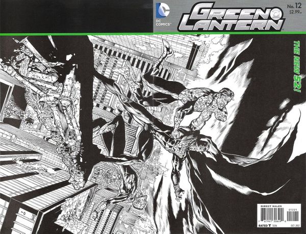Green Lantern #12 (Sketch Wraparound Variant)