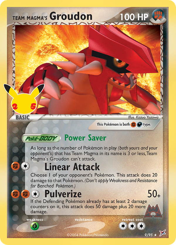 Team Magma's Groudon (9/25) - Celebrations: Classic Collection