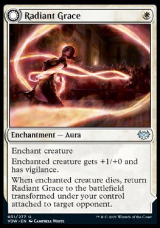 Radiant Grace (Innistrad: Crimson Vow) Trading Card