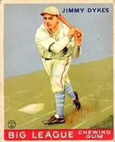 Jimmie Dykes 1933 Goudey (R319) #6 Sports Card