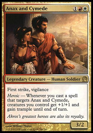 Anax and Cymede (Theros) Trading Card