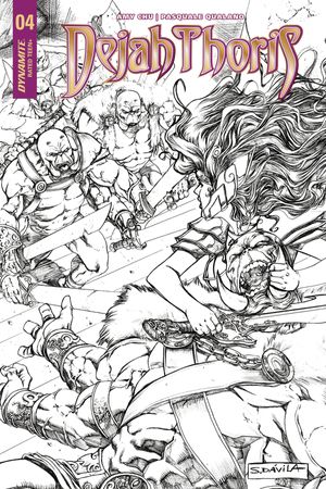 Dejah Thoris #4 (Cover E 20 Copy Davila B&w Inc)
