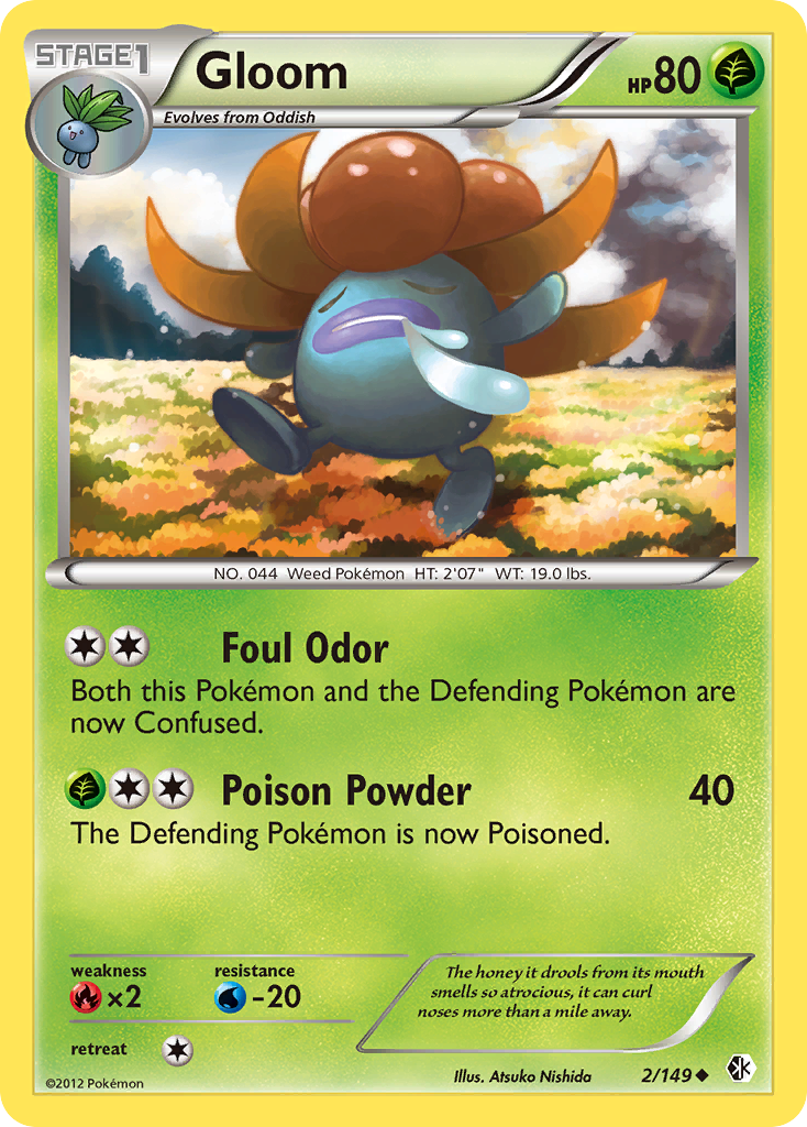 Gloom (2/149) - Boundaries Crossed Pokémon Card