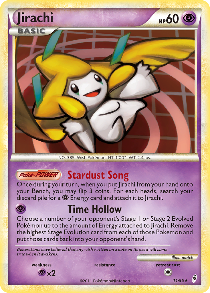 Jirachi (11/95) - Call of Legends Pokémon Card