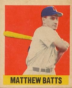 Matthew Batts 1948 Leaf #108 Sports Card