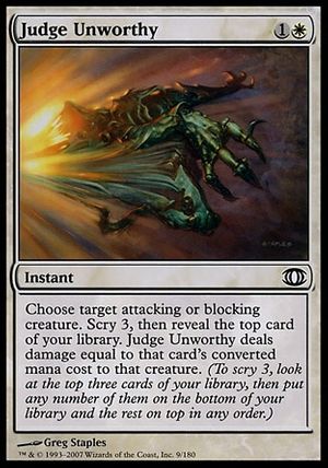 Judge Unworthy (Future Sight)