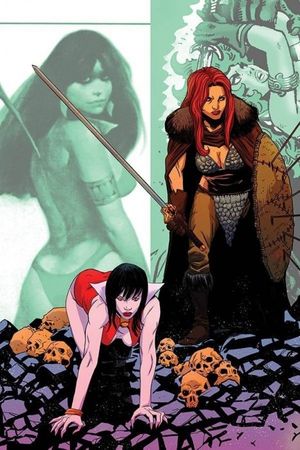 Vampirella Red Sonja #10 (30 Copy Moss Virgin Cover)
