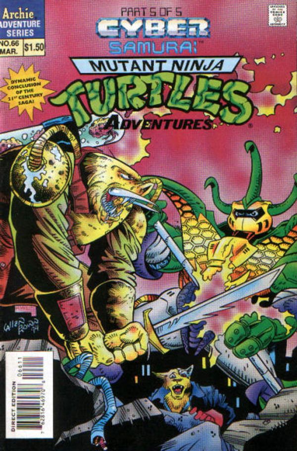Teenage Mutant Ninja Turtles Adventures #66