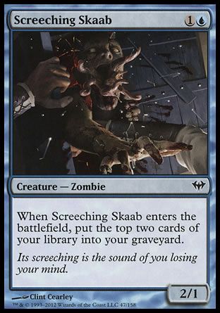 Screeching Skaab (Dark Ascension) Trading Card