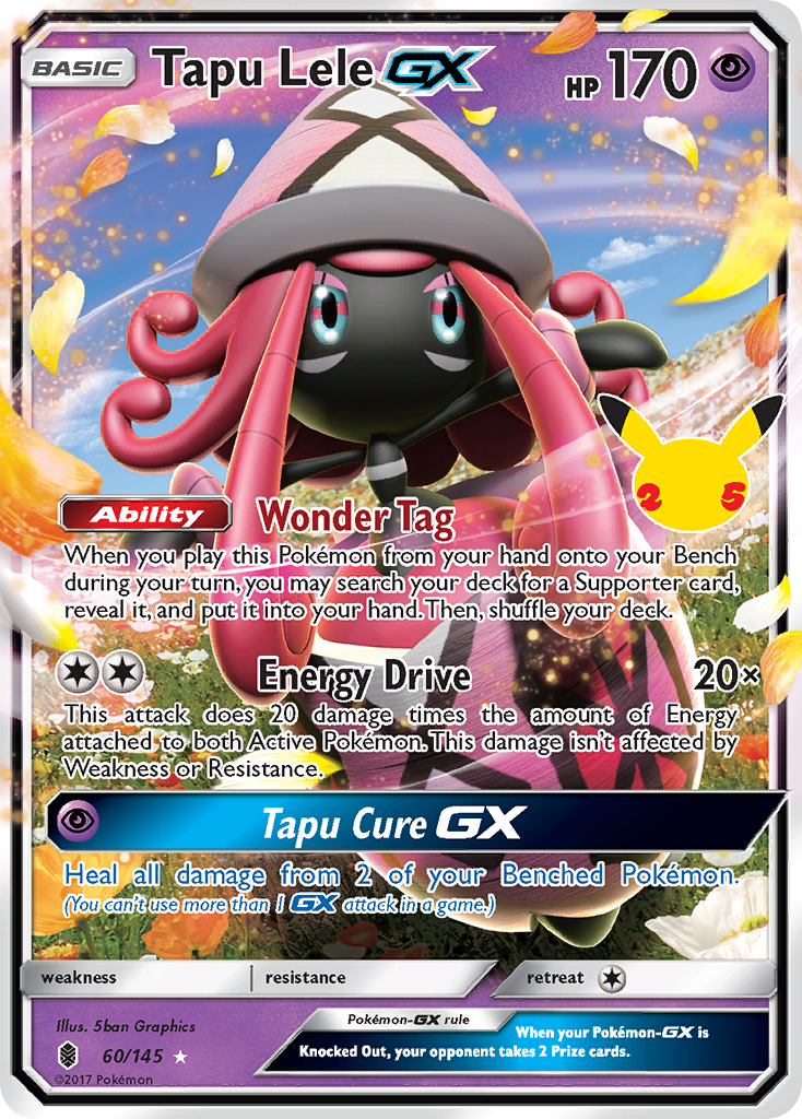 Tapu Lele GX (60/25) - Celebrations: Classic Collection Pokémon Card