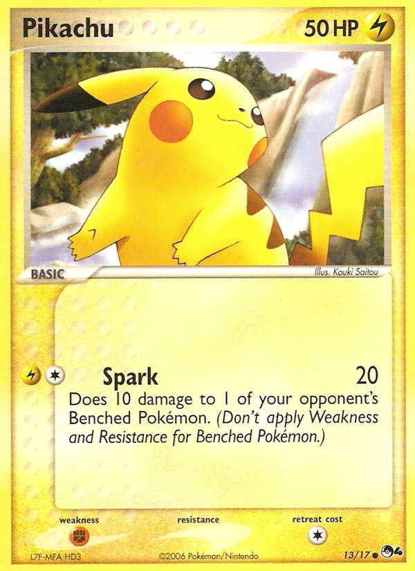 Pikachu (13/17) - POP Series 4 Pokémon Card