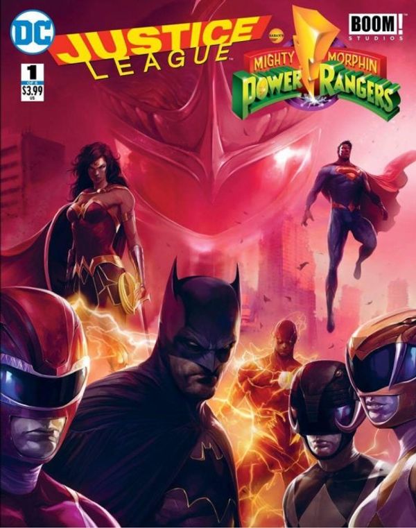 Justice League/Power Rangers #1 (Mattina Variant)