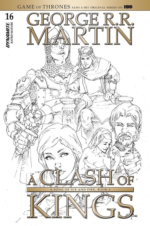 Game Of Thrones Clash Of Kings #16 (20 Copy Rubi B&w Cover)