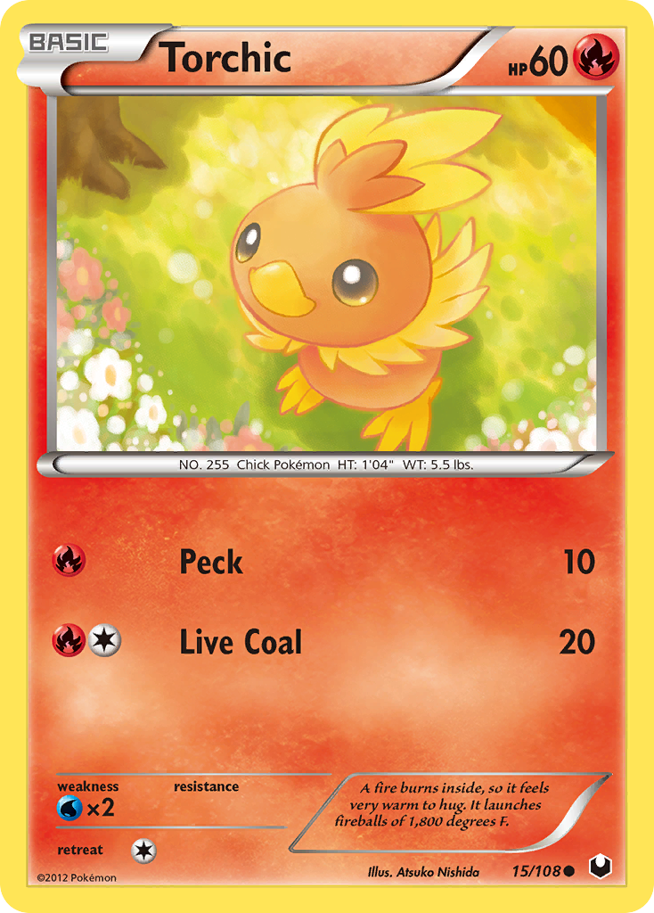 Torchic (15/108) - Dark Explorers Pokémon Card