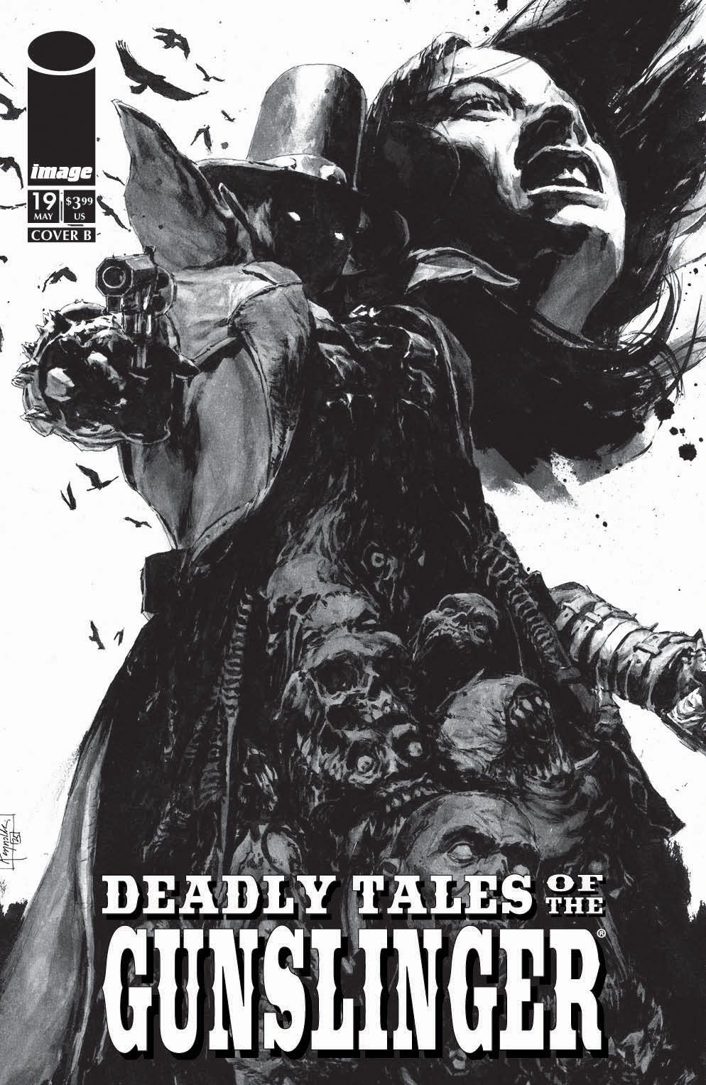Deadly Tales Of The Gunslinger Spawn #19 (Cvr B Patric Reynolds B&W Variant) Comic