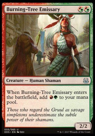 Burning-Tree Emissary (Mind vs. Might) Trading Card