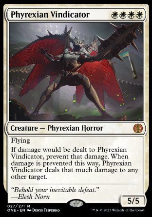 Phyrexian Vindicator (Phyrexia: All Will Be One) Trading Card