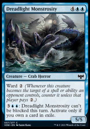 Dreadlight Monstrosity (Innistrad: Crimson Vow) Trading Card