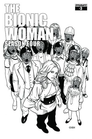 Bionic Woman Season Four #3 (15 Copy Chen B&amp;w Incv)