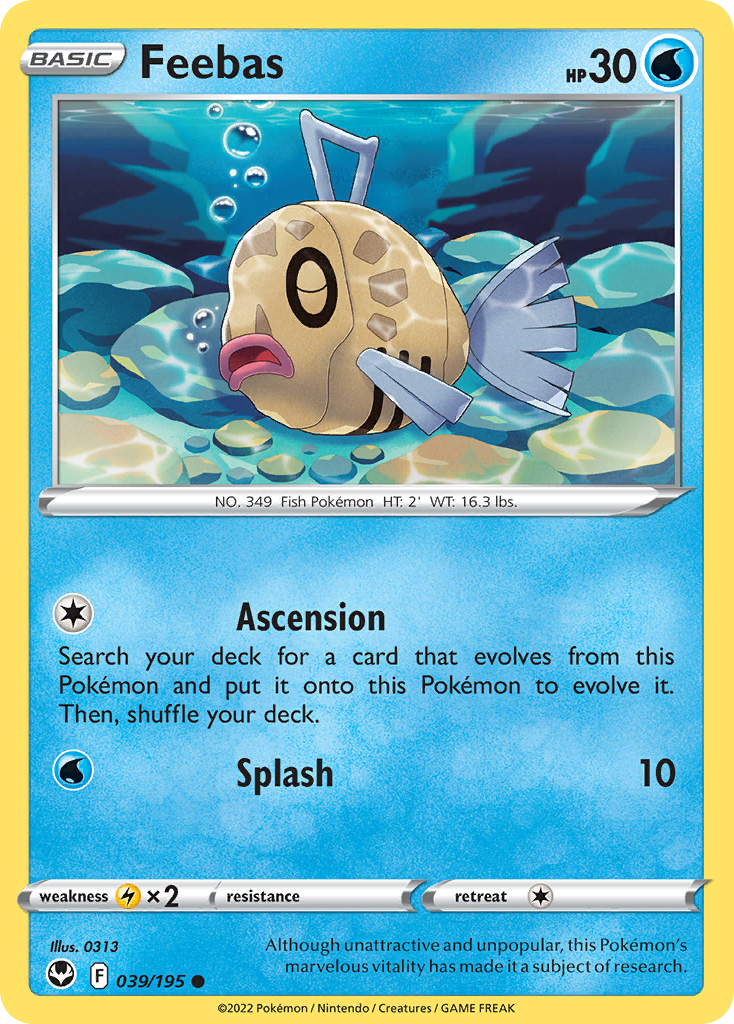 Feebas (39/195) - Silver Tempest Pokémon Card