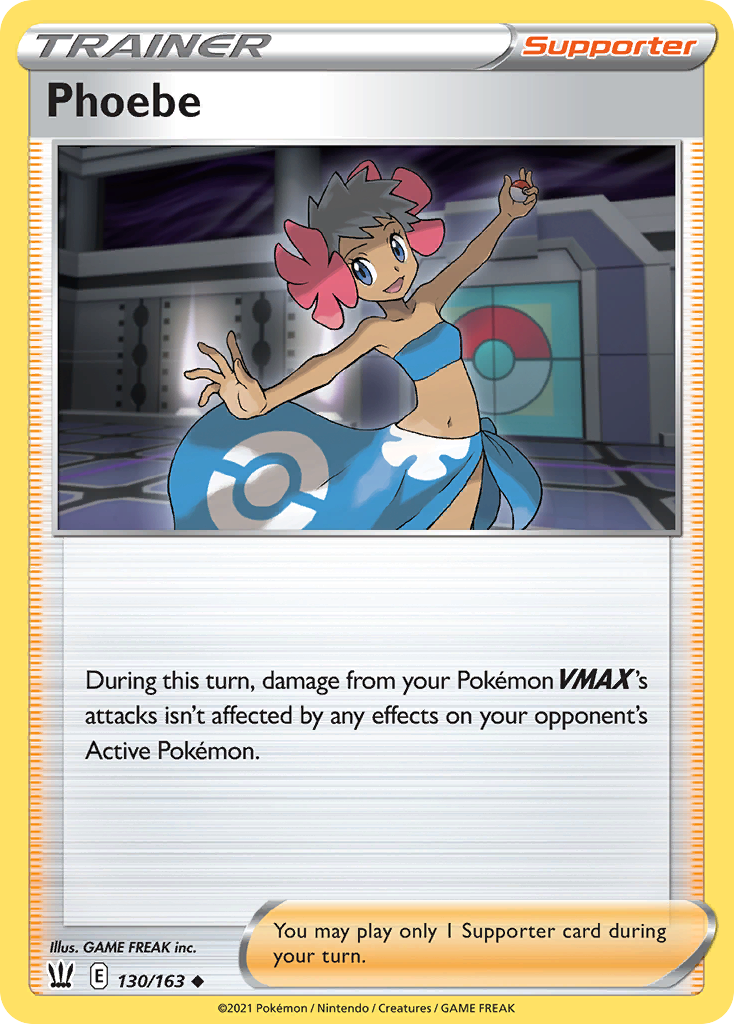 Phoebe (Trainer: Supporter) (130/163) - Battle Styles Pokémon Card