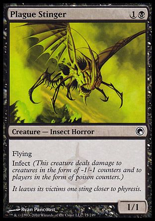 Plague Stinger (Scars of Mirrodin) Trading Card