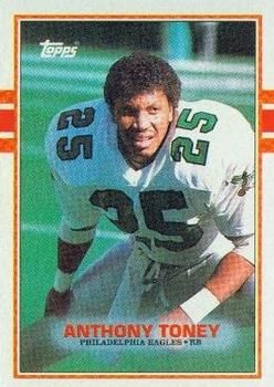 Anthony Toney 1989 Topps #116 Sports Card