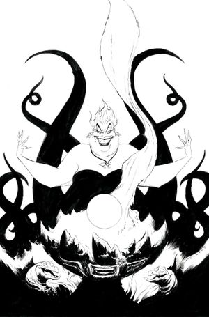 Disney Villains Ursula #1 (Cvr P Inc 1:5 Jae Lee Line Art Virgin Variant)